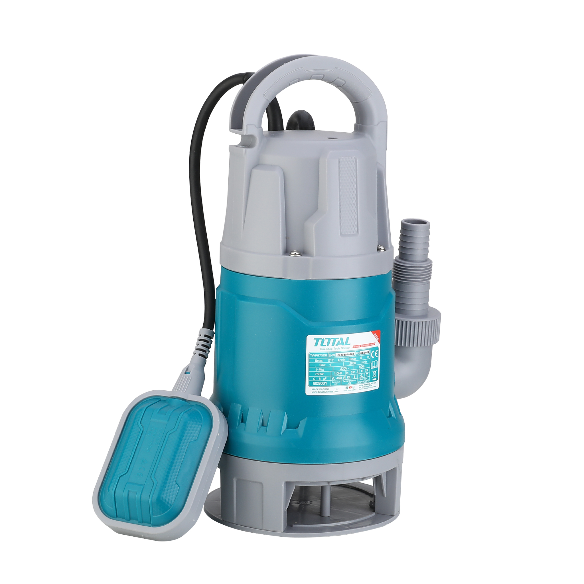 Bomba de agua sucia eléctrica TWP87506 | 750 W