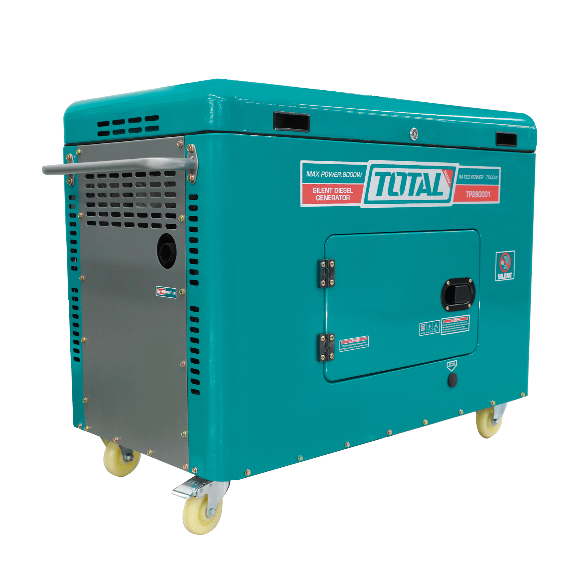 GENERADOR diésel insonorizado 8.0 kW - Monofásico TP280001 | 8.0 kW