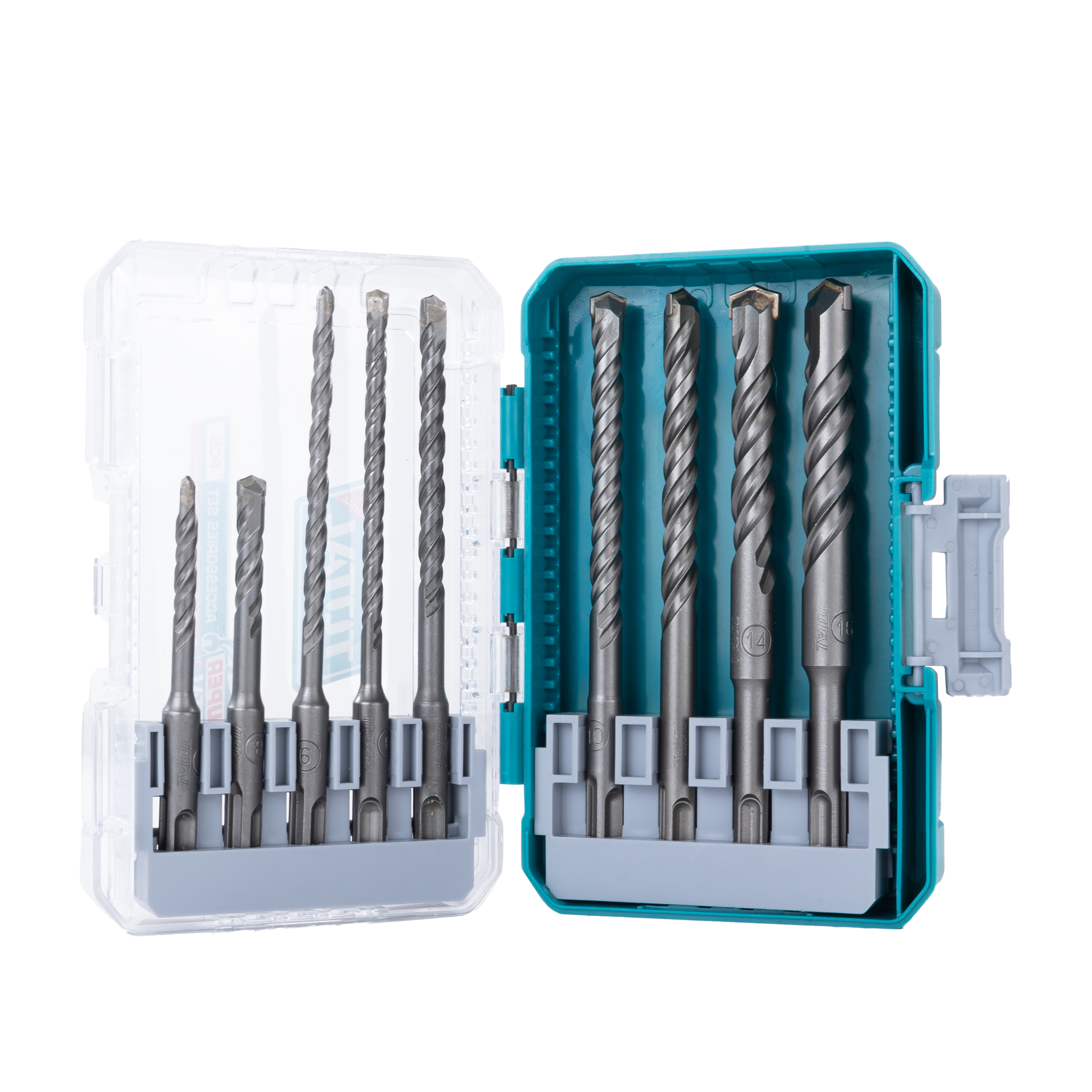 Juego de 9 brocas SDS Plus para hormigón TACSDL30906