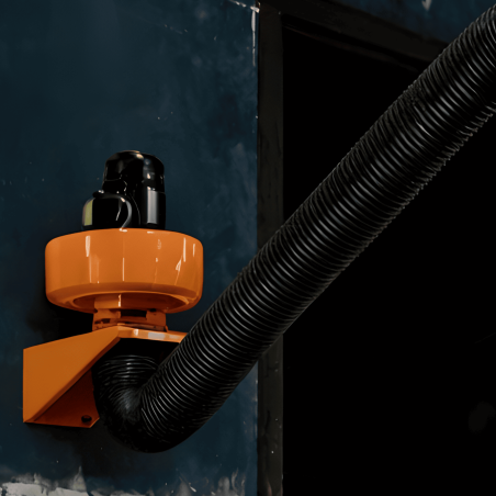 KEMPER - Kit de aspiración de humos de soldadura + brazo de aspiración flexible 2 metros