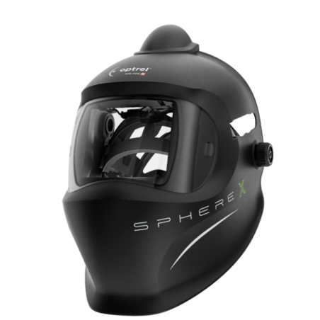 Carcasa PAPR (e3000X) sphereX pure air - negro
