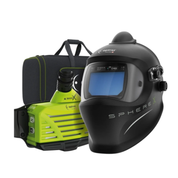Pack: sphereX clt - casco de soldadura de aire fresco y e3000X (ATEX)