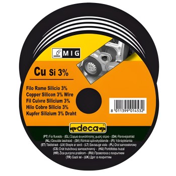 Hilo CuSi3 Ø 0,8 mm para soldadura Brazing MIG bobina de 800 g