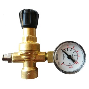 Caudalímetro para botella desechable de gas neutro (Argón y Argón +CO²)