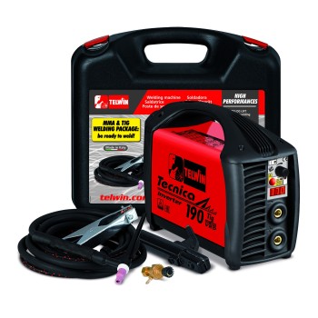 TELWIN - TECNICA 190 TIG DC LIFT VRD | Equipo de soldadura TIG