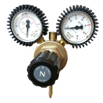 Regulador de dos manómetros para gas Argón y Argón + CO²