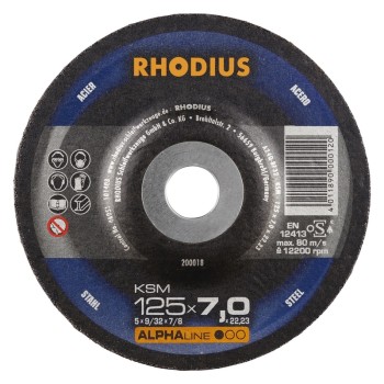 Grinding wheel Ø 125 mm Rhodius