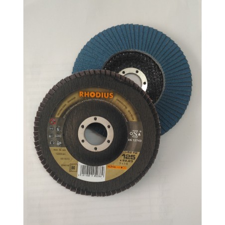Disco de láminas para inoxidable Ø 125 mm Rhodius LSZ F2