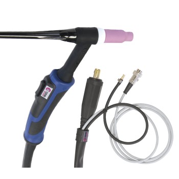 Antorcha para soldadura TIG SR26 DB para equipo Gys conectador Amphenol 7 puntos