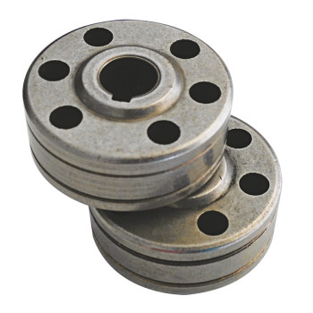2 Rodillos de arrastre de hilo de aluminio para equipo DECA JOB 522 y 523 LAB