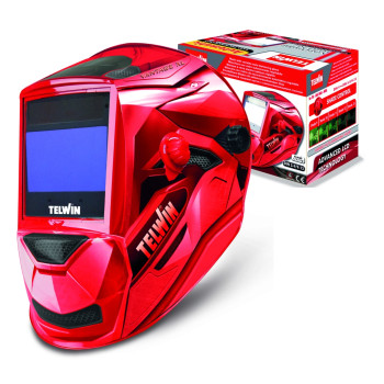 Telwin - Careta de soldadura LCD VANTAGE RED XL en EURO-WELDING