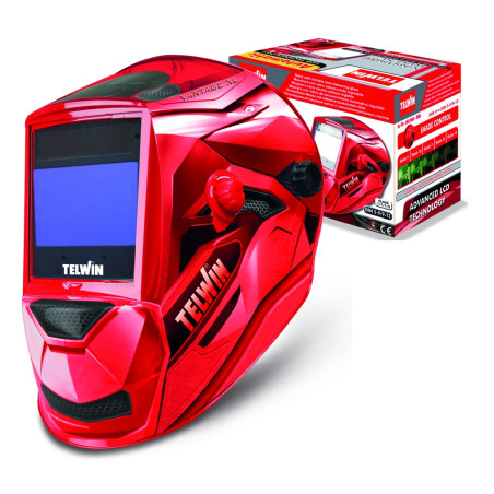 Careta de soldadura LCD TELWIN VANTAGE RED XL