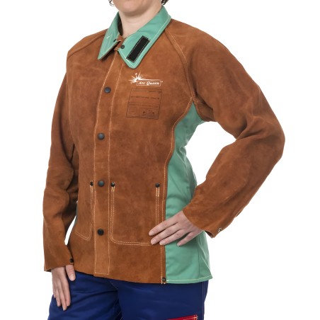 Chaqueta de soldador mujer Lava Brown Weldas