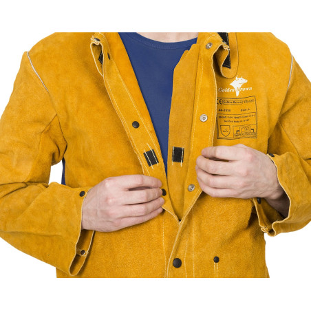 Chaqueta de soldador Golden Brown Weldas