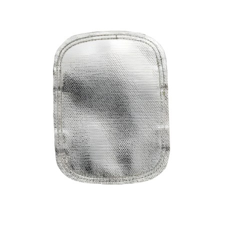 Escudo de protección de mano aluminizado con dorso en cuero Weldas