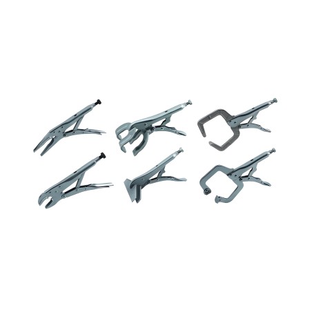 Kit of 6 clamps for automotive bodywork