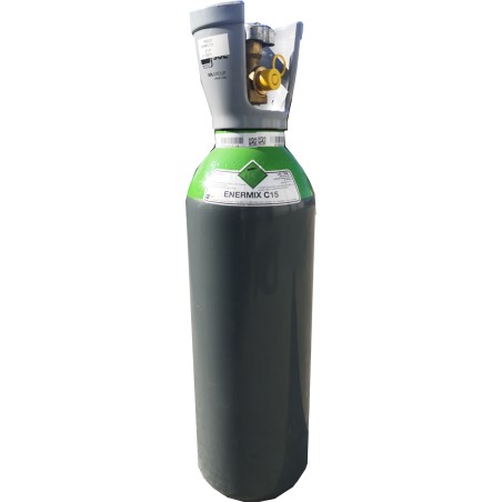 Botella recargable de gas de soldadura Argon Indus SOL