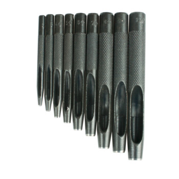 Set of 9 hole punches