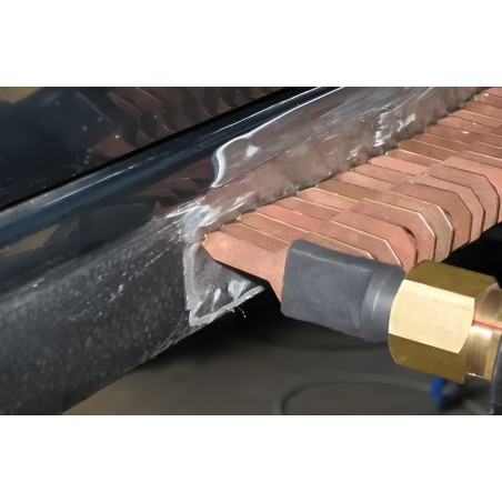 Electrodo para tapón ranurado