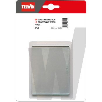 TELWIN - 2 cristales de protección para careta de soldadura