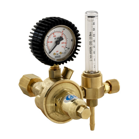 Regulador de columna de gas Argón y Argón +CO²