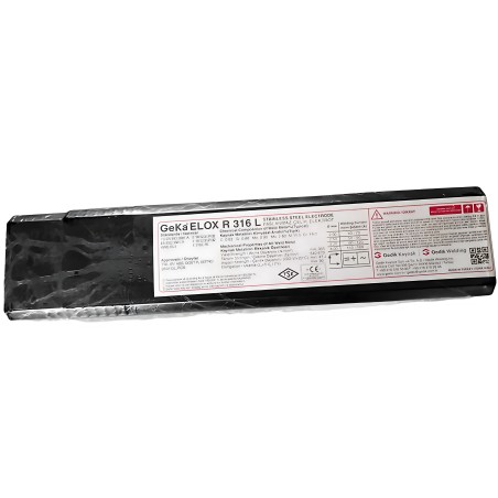 165 electrodos INOX 316 L 