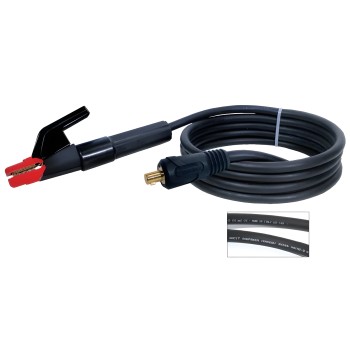 Portaelectrodo 250 A + cable 35 mm² - conector 13 mm