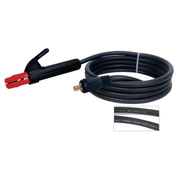 Portaelectrodo 200 A + cable 25 mm² conector TX 25