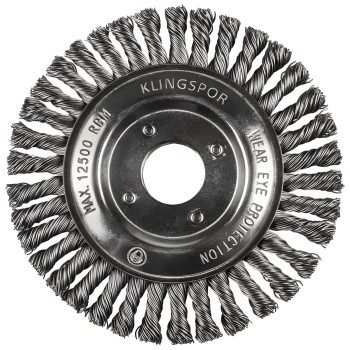 KLINGSPOR - Cepillo circular Ø 125 hilo trenzado - BRP 600Z