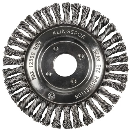 KLINGSPOR - Cepillo circular Ø 125 hilo trenzado - BRP 600Z
