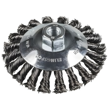 KLINGSPOR - Conical brush twisted wire Ø 115 mm BK 600Z