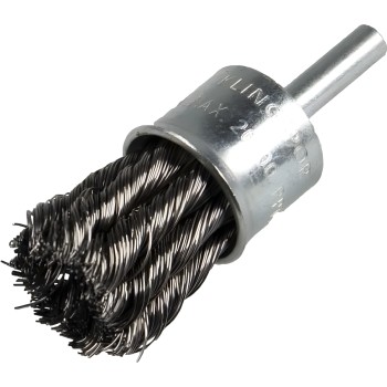 KLINGSPOR - Cepillo pincel sobre vástago, alambre ondulado BPS 600W