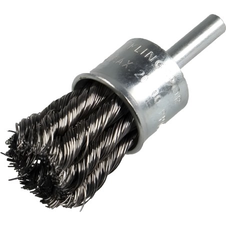 KLINGSPOR - Cepillo pincel sobre vástago, alambre ondulado BPS 600W