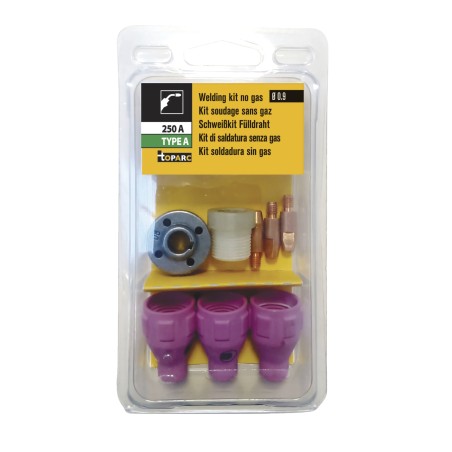 GYS - kit de soldadura sin gas para antorcha 250 A y rodillo tipo A
