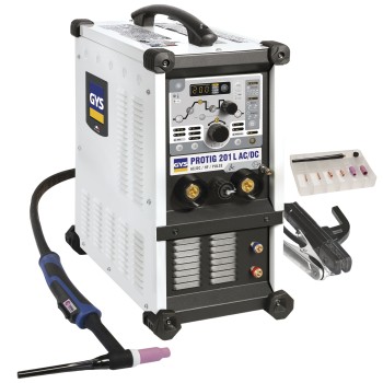 GYS - PROTIG 201L AC/DC HF PFC welding machine with accessories