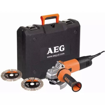 AEG - Amoladora 125 MM 1200 W AEG en maletín WS12-125 SK
