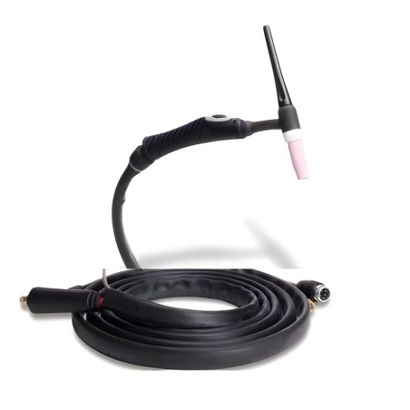 Antorcha para soldadura TIG SR17 DB conector 35/50 amphenol 7 pines