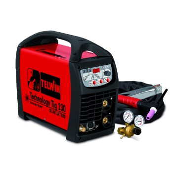 TELWIN - TIG HF Technology 230 DC HF | Puesto de soldadura TIG