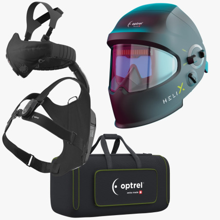 Pack SWISS AIR + careta Helix CLT negro