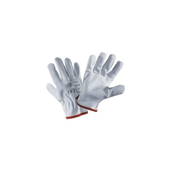 Guantes de manipulación en cuero vacuno flor y serraje
