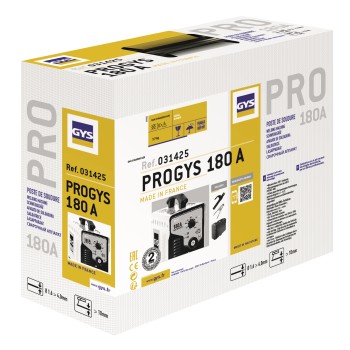 Equipo de soldadura MMA Inverter PROGYS 180 A