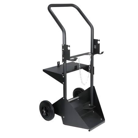 Carro para equipo de soldar o TIG + botella de gas hasta 4 m3
