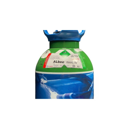Botella ARGÓN PURO Regulador integrado - Albee Weld Ar - 2,3m3