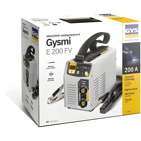 Equipo de soldadura MMA Inverter GYSMI E200 FV GYS