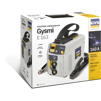 Equipo de soldadura MMA Inverter Gysmi E 163 GYS
