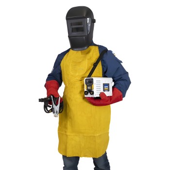 PACK GYSMI 160 P con cagoule, guantes, delantal y accesorios