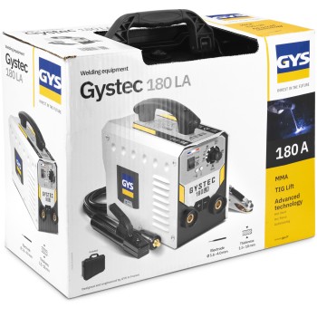 Equipo de soldadura GYSTEC 180 LA con máscara