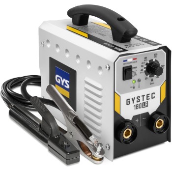 GYSTEC 180 LA welding machine with helmet