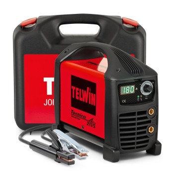 TELWIN - Equipo de soldadura MMA Inverter Tecnica 211/S regulación digital
