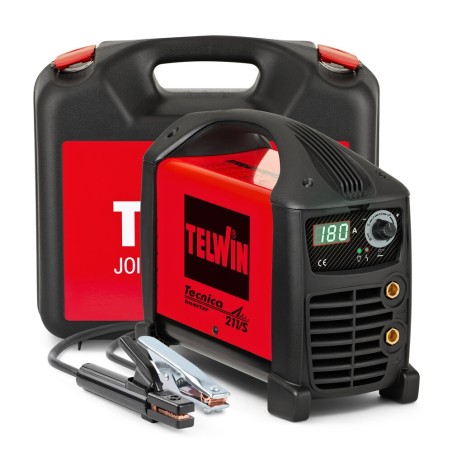 TELWIN - Equipo de soldadura MMA Inverter Tecnica 211/S ajuste digital